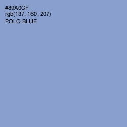 #89A0CF - Polo Blue Color Image